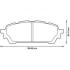 Тормозные колодки зад. Subaru Forester 02-07 Jurid 572529J (фото 1)