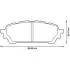 Тормозные колодки зад. Subaru Forester 02-07 Jurid 572529J (фото 1)