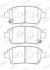 TOYOTA Тормозные колодки передн.Corolla 04- Jurid 573737J (фото 1)