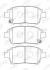 TOYOTA Тормозные колодки передн.Corolla 04- Jurid 573737J (фото 1)