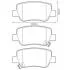 Гальмівні колодки зад. Toyota Avensis 08- (Bosch) Jurid 572627J (фото 1)