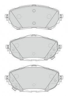 TOYOTA Тормозн.колодки передн.Auris 12- Jurid 573440J