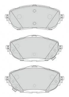 Гальмівні колодки пер. Corolla/Auris 12- (Bosch) Jurid 573440J