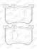 DB Тормозные колодки передн.W222 13- Jurid 573797J (фото 1)
