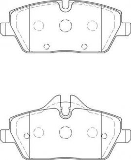 BMW Тормозные колодки передние 1 E87 Jurid 573733J (фото 1)