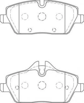 BMW Тормозные колодки передние 1 E87 Jurid 573733J