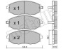 Колодки тормозные (передние) Chevrolet Epica 04-11 Metelli 22-0845-0 (фото 1)