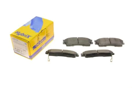 Колодки гальмівні (передні) Kia Rio 00-05/Cerato 01-04/Carens 00-/Clarus 96- Metelli 22-0512-0