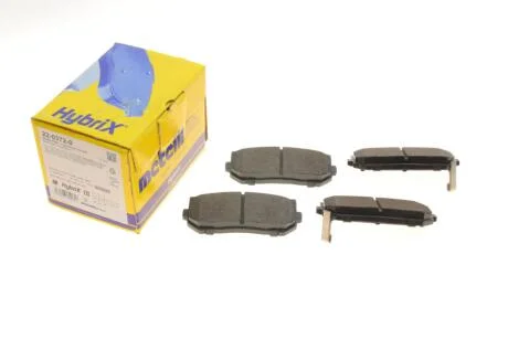 Колодки гальмівні (передні) Kia Cerato 01-04/Carens 00-/Clarus 96-/Sephia 93-97/Shuma 97-04 Metelli 22-0372-0