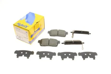 Колодки гальмівні (передні) Chevrolet Cruze 00-08/Subaru Justy 07-/Suzuki Ignis 00-/Nissan Pixo 09- Metelli 22-0415-0