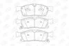 Колодки тормозные дисковые передние JEEP GRAND CHEROKEE IV (WK, WK2) CHAMPION 573459CH (фото 1)