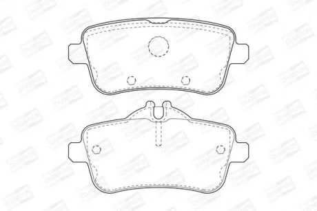 Колодки гальмівні дискові задні MB GL-CLASS (X166) CHAMPION 573465CH