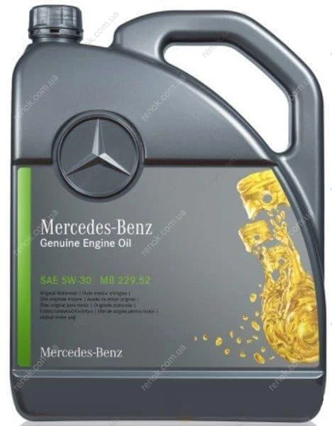 Олива моторна Mercedes MB229.52 5W30 (5л) MERCEDES MERCEDES-BENZ A000989700613 (фото 1)