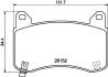 Колодки тормозные (передние) Tesla Model 3 17-/ Model Y 19- (Brembo) Q+ TEXTAR 2615201 (фото 1)