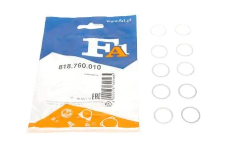 Шайба болта слива масла BMW (16x20x1.5) (к-кт 10 шт) Fischer Automotive One (FA1) 818.760.010