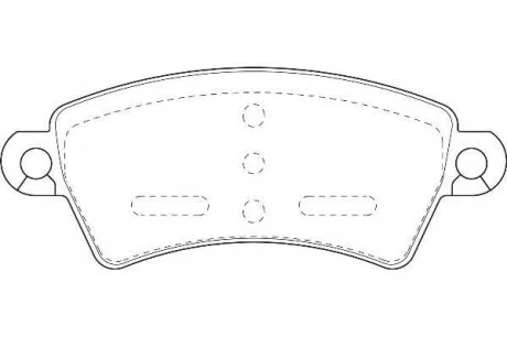 CITROEN Тормозные колодки передн. Xsara 97-,Peugeot 206 Jurid 571965J