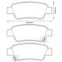 HONDA Тормозные колодки задн.CR-V III,IV 07- Jurid 572606J (фото 1)