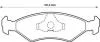FORD Тормозные колодки дисковые Fiesta 95-00 Jurid 571914J (фото 1)