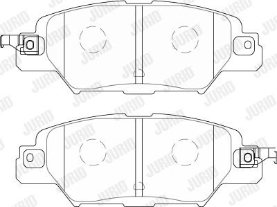 Гальмівні колодки зад. Mazda CX5 (Akebono) Jurid 573858J