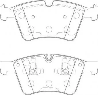 DB Тормозные колодки передн. W164 06- Jurid 573424J