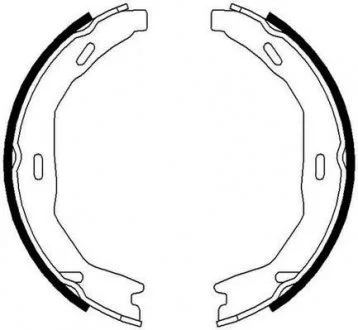 DB Щеки ручного торм. C204 07- Jurid 362561J