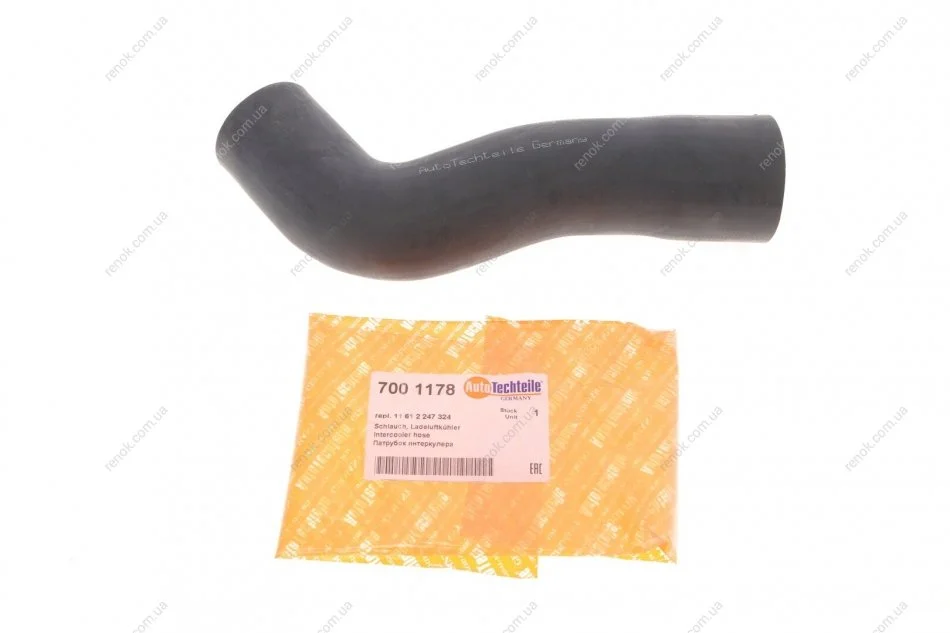 Патрубок інтеркулера BMW 3 (E46) 98-05 M43 AUTOTECHTEILE 700 1178 (фото 1)