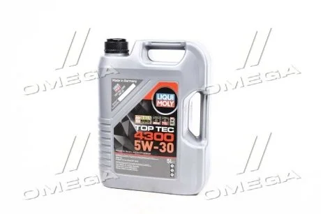 Олива моторна Liqui Moly TOP TEC 4300 5W-30 (Каністра 5л) LIQUI MOLY 8031/2324