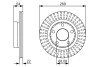 Диск гальмівний (задній) Audi A6/VW Passat 98-05 (269х22) (з покриттям) BOSCH 0986479A42 (фото 2)