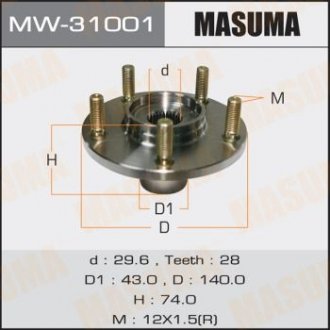 Ступица колеса MASUMA MW31001