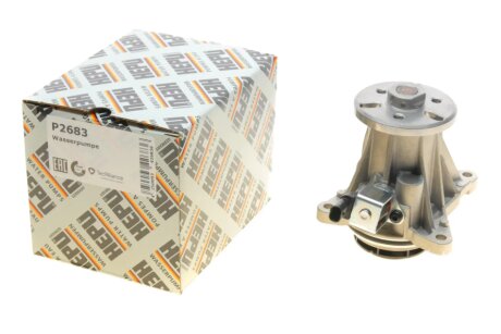 Насос охолоджуючої рідини, з ущільненням JAGUAR F-PACE, XF II, XF SPORTBRAKE, XJ LAND ROVER DISCOVERY IV, DISCOVERY V, RANGE ROVER IV, RANGE ROVER VELAR 3.0D 09.09- HEPU P2683