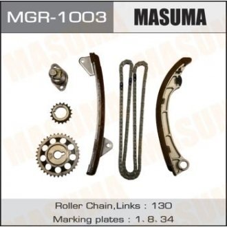 Ремкомплект ланцюга ГРМ Toyota (1ZZ-FE, 3ZZ-FE, 4ZZ-FE) (MGR-1003) MASUMA MGR1003