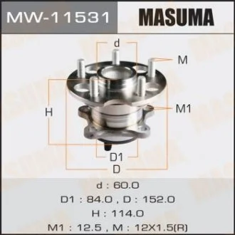 Ступица колеса MASUMA MW11531