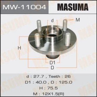 Ступица колеса MASUMA MW11004 (фото 1)