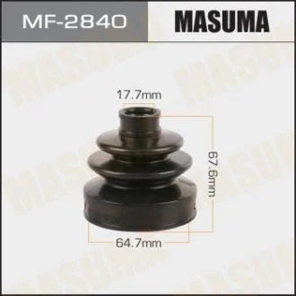 Пильовик ШРКШ задній зовнішній Infinity QX50 (17-)/ Nissan Qashqai (06-), Rogue (14-), X-Trail (01-) (MF-2840) MASUMA MF2840