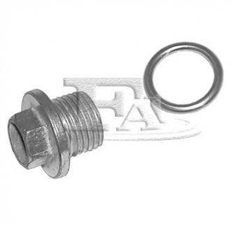 FISCHER К-т пробка поддона (слив масла) M16*1,5 L=12 mm OAS 088 +шайба 968.330 RENAULT Fischer Automotive One (FA1) 727.120.011