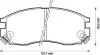 MITSUBISHI Тормозные колодки перед. Colt, Galant, Lancer Jurid 572381J (фото 1)
