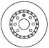 Тормозной диск передн.OPEL Astra/Corsa/Vectra/Tigra Jurid 561588JC (фото 1)