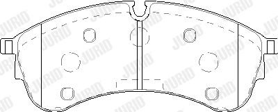 VW Тормозная колодка CRAFTER 2.0 TDI RWD 16-, MAN Jurid 573844J (фото 1)