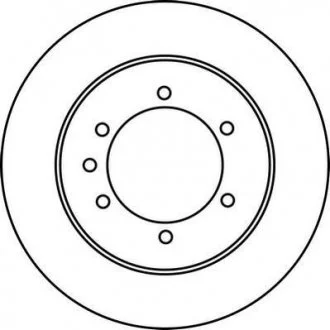 NISSAN Диск тормозной задн.Patrol 2.8/4.2 88- Jurid 562223JC