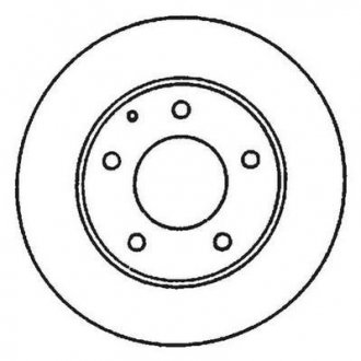 Тормозной диск перед. OPEL Omega B 2,0i 93-00 Jurid 561869JC