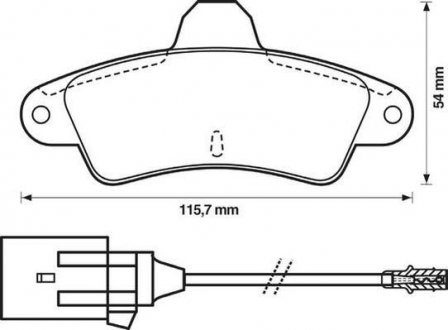 Колодки тормозные задние MONDEO 1.6-2.0 93- Jurid 571755J