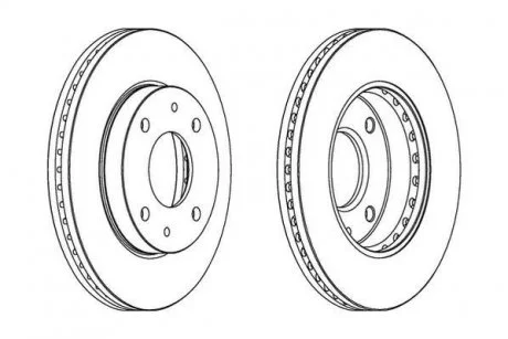 HYUNDAI Диск тормозной передний Sonata Jurid 563083JC