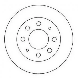 FIAT Диск тормозной передний Doblo 10- Jurid 561824JC