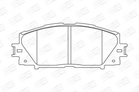 Колодки гальмівні дискові передні LEXUS CT (ZWA10_) 10-|TOYOTA PRIUS (_W3_) 08- CHAMPION 572631CH