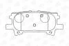 Колодки гальмівні дискові задні LEXUS RX (_U3_) 03-08|TOYOTA HARRIER (_U3_) 03-13 CHAMPION 572621CH (фото 1)