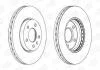Диск тормозной передний (кратно 2шт.) CHEVROLET CRUZE (J300) 09-/OPEL ASTRA J (P CHAMPION 562631CH (фото 1)