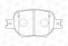 Колодки тормозные дисковые передние TOYOTA CALDINA Estate (_T24_) 02-07, CELICA CHAMPION 572517CH (фото 1)