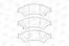 Колодки тормозные дисковые передние FORD RANGER (TKE) 11- CHAMPION 573449CH (фото 1)