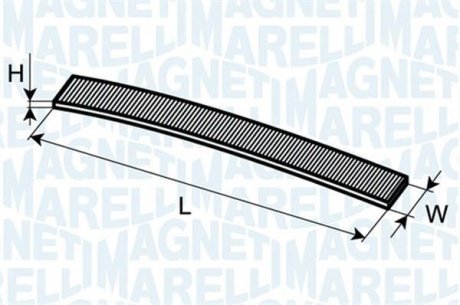 BMW Фильтр возд. салона 1-serie (E87) 04-, 3-serie(E90) 05- MAGNETI MARELLI 350203062080