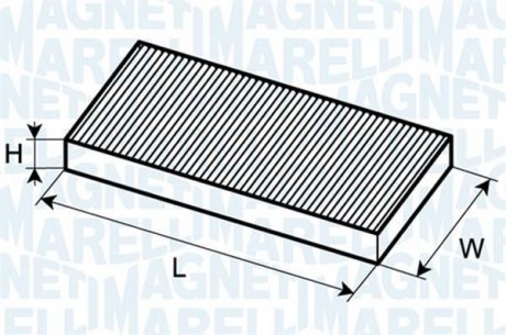 Фильтр салона AR 145,146 1995- [] MAGNETI MARELLI 350203061240